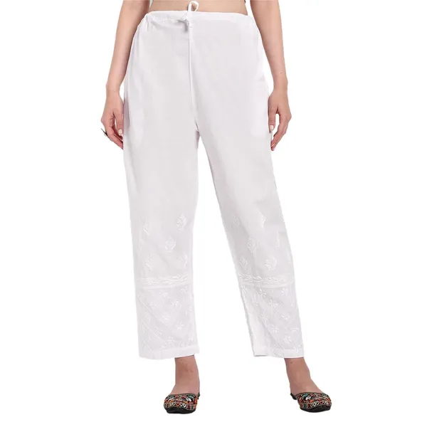 Pristine_White_Lucknow_Chikankari_Hand_Embroidered_Afgan_Pants_Salwar_Palazzo_Cotton
