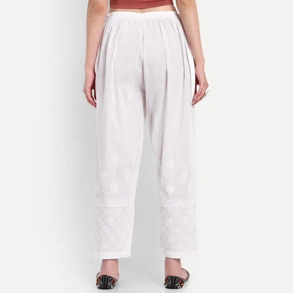 Pristine_White_Lucknow_Chikankari_Hand_Embroidered_Afgan_Pants_Salwar_Palazzo_Cotton