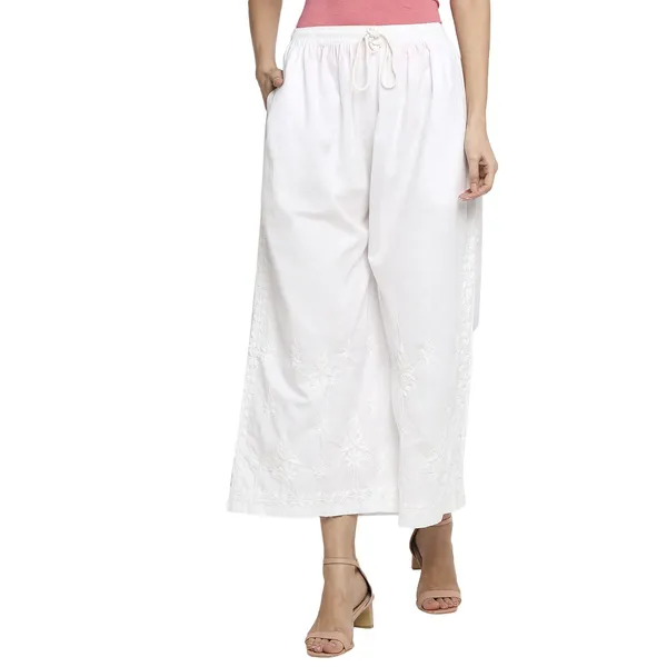 Pristine_White_Cigarette_Pants_Palazzo_Salwar_Chikankari_Hand_Embroidered_Lycra_Cotton