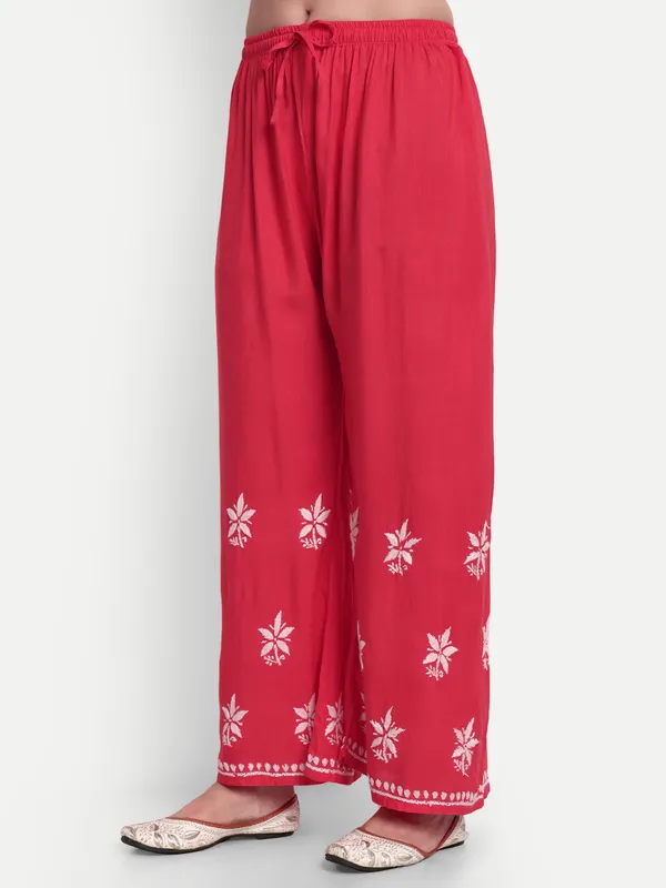 Indiankala4u_Chikanakri_Hand_Embroidered_Long_Kurta_Palazzo__Co_Ord_Set