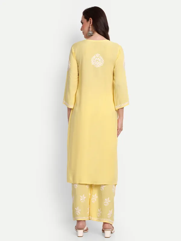 Indiankala4u_Chikanakri_Hand_Embroidered_Long_Kurta_Palazzo__Co_Ord_Set