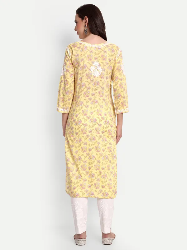 Indiankala4u_Lucknow_Chikankari_Hand_Embroidered_kurta___MulMul_Cotton