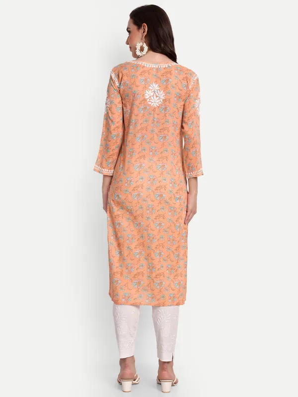 Indiankala4u_Lucknow_Chikankari_Hand_Embroidered_kurta___MulMul_Cotton