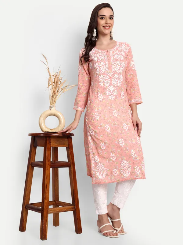 Indiankala4u_Lucknow_Chikankari_Hand_Embroidered_kurta___MulMul_Cotton