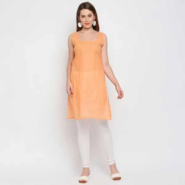 Indiankala4u_Lucknow_Chikankari_Hand_Embroidered_Kurta_With_Matching_Inner_Georgette