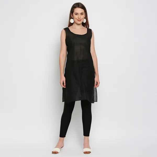 Indiankala4u_Lucknow_Chikankari_Hand_Embroidered_Kurta_With_Matching_Inner_Georgette