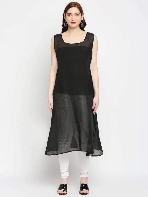 Charismatic_Black_Anarkali_Chikankari_Georgette_Kurta_Lucknowi_Chikan_56_Kali_Anarkali_Hand_Embroidered_Long_Needlecraft_Kurtis