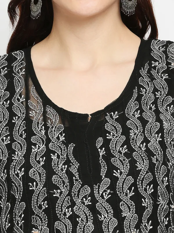 Charismatic_Black_Anarkali_Chikankari_Georgette_Kurta_Lucknowi_Chikan_56_Kali_Anarkali_Hand_Embroidered_Long_Needlecraft_Kurtis