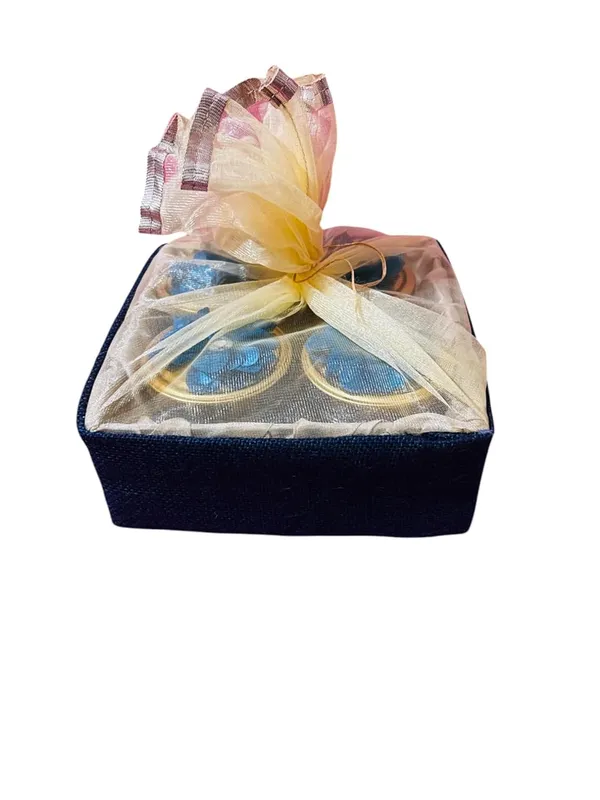 Eco-Friendly_Jute_Gift_Hamper_Basket_Tray_Handcrafted_Corporate_Gift_Box_Wedding/Event_Including_With_Net_Decoration_Natural_Jute_Navy_Blue_(Size-20X20X7.6)