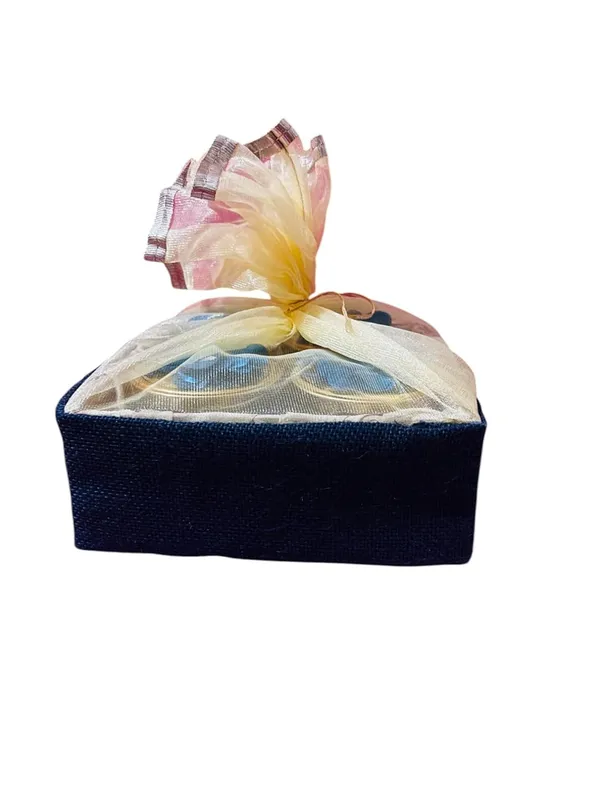 Eco-Friendly_Jute_Gift_Hamper_Basket_Tray_Handcrafted_Corporate_Gift_Box_Wedding/Event_Including_With_Net_Decoration_Natural_Jute_Navy_Blue_(Size-20X20X7.6)