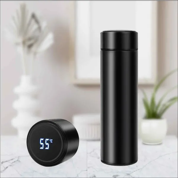 Sleek_Black_Stainless_Steel_Personalised_Temperature_Hydration_Bottle_|_Customized