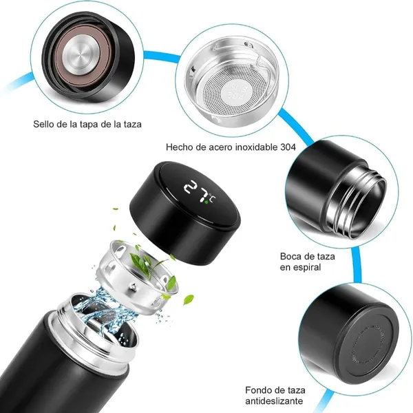 Sleek_Black_Stainless_Steel_Personalised_Temperature_Hydration_Bottle_|_Customized