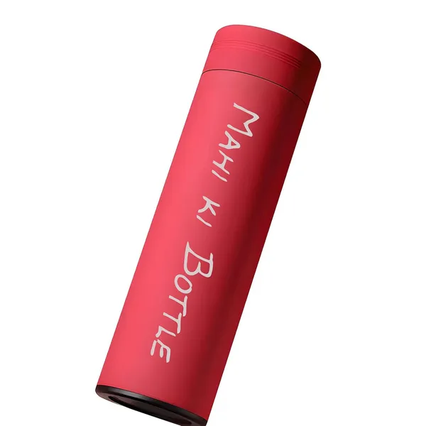 Sleek_Red_Personalised_Stainless_Steel_Temperature_Hydration_Bottle_|_Customized