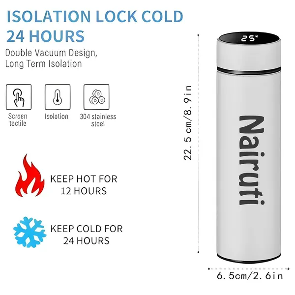 Sleek_White_Personalised_Stainless_Steel_Temperature_Hydration_Bottle_|_Customized