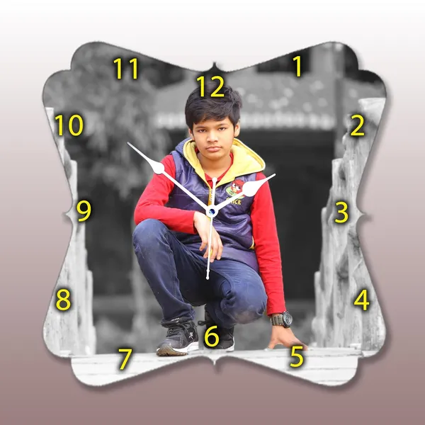 Floral_Shape_Personalized/Customized_Wooden_Analog_Wall_Clock_With_Photo_For_Anniversary_Wedding_Or_Birthday_And_Custome_Clock_Photo_Frame_For_Girlfriend_Boyfriend_(Floral_Shape,_30_X_30_Centimetre)_|_Customizable