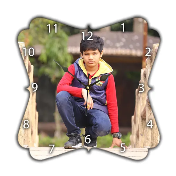 Floral_Shape_Personalized/Customized_Wooden_Analog_Wall_Clock_With_Photo_For_Anniversary_Wedding_Or_Birthday_And_Custome_Clock_Photo_Frame_For_Girlfriend_Boyfriend_(Floral_Shape,_30_X_30_Centimetre)_|_Customizable