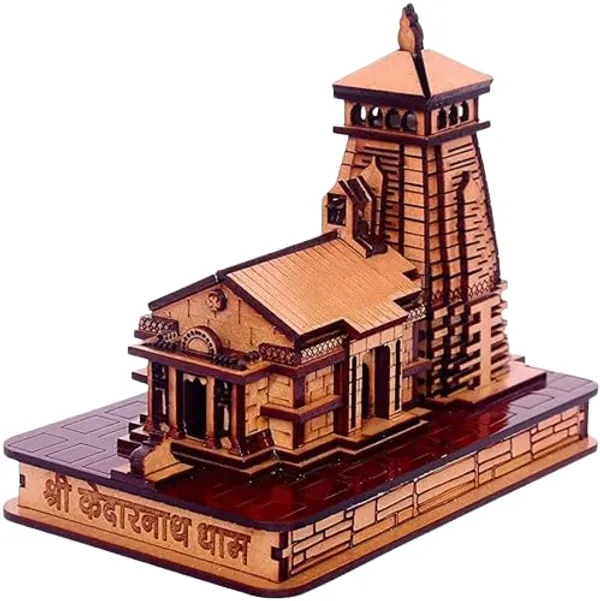 Brown_Wooden_Hand_Carved_3D_Miniature_Kedarnath_Ji_Mandir,_Temple_Model_Showpiece_For_Home_&_Dashboard,_Best_Gift_On_Every_Auspicious_Occasion_|_Pine_Wood_(Medium_Size)_|_Customizable