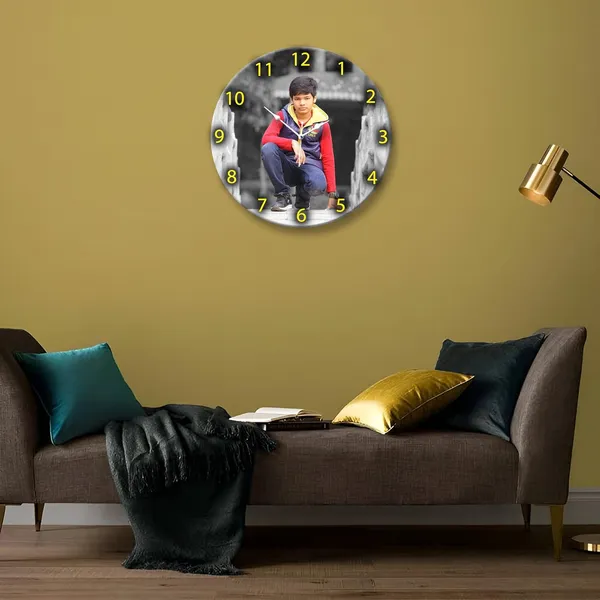 Round_Shape_Personalized/Customized_Wooden_Analog_Wall_Clock_With_Photo_For_Anniversary_Wedding_Or_Birthday_And_Custome_Clock_Photo_Frame_For_Girlfriend_Boyfriend_(Round_Shape,_30_X_30_Centimetre)_|_Customizable