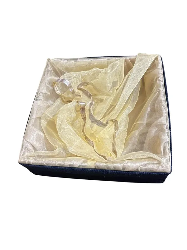 Eco-Friendly_Jute_Gift_Hamper_Basket_Tray_Handcrafted_Corporate_Gift_Box_Wedding/Event_Including_With_Net_Decoration_Natural_Jute_Navy_Blue_(Size-30X30X7.6)
