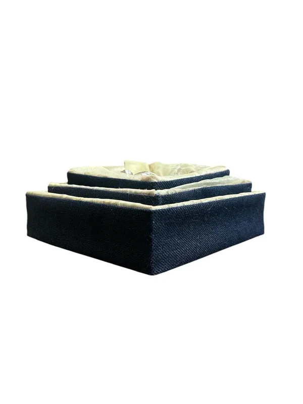 Eco-Friendly_Jute_Gift_Hamper_Basket_Tray_Handcrafted_Corporate_Gift_Box_Wedding/Event_Including_With_Net_Decoration_Natural_Jute_Navy_Blue_(Size-30X30X7.6)