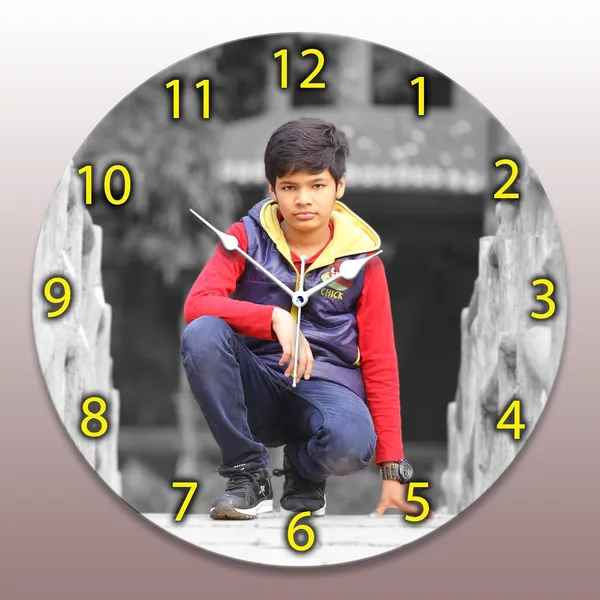 Round_Shape_Personalized/Customized_Wooden_Analog_Wall_Clock_With_Photo_For_Anniversary_Wedding_Or_Birthday_And_Custome_Clock_Photo_Frame_For_Girlfriend_Boyfriend_(Round_Shape,_23_X_23_Centimetre)_|_Customizable