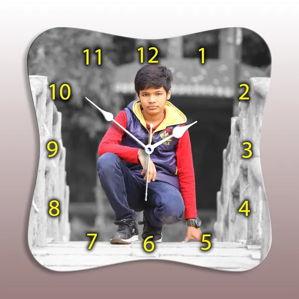 Squeeze_Shape_Personalized/Customized_Wooden_Analog_Wall_Clock_With_Photo_For_Anniversary_Wedding_Or_Birthday_And_Custome_Clock_Photo_Frame_For_Girlfriend_Boyfriend_(Squeeze_Shape,_23_X_23_Centimetre)_|_Customizable