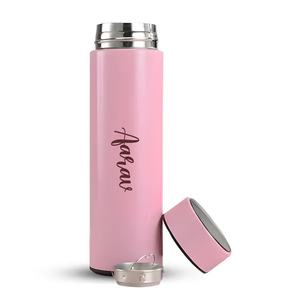 Sleek_Pink_Personalised_Stainless_Steel_Temperature_Hydration_Bottle_|_Customized
