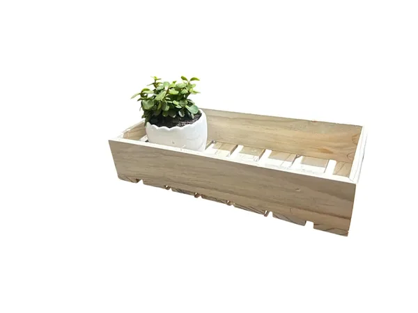 Pinewood_Gift_Hamper_Trays_With_Side_Handles_Serving_Trays_With_Decoration_Net_(Size-30.5X15X6.5Cm)