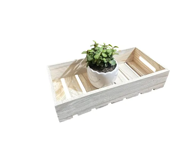 Pinewood_Gift_Hamper_Trays_With_Side_Handles_Serving_Trays_With_Decoration_Net_(Size-30.5X15X6.5Cm)
