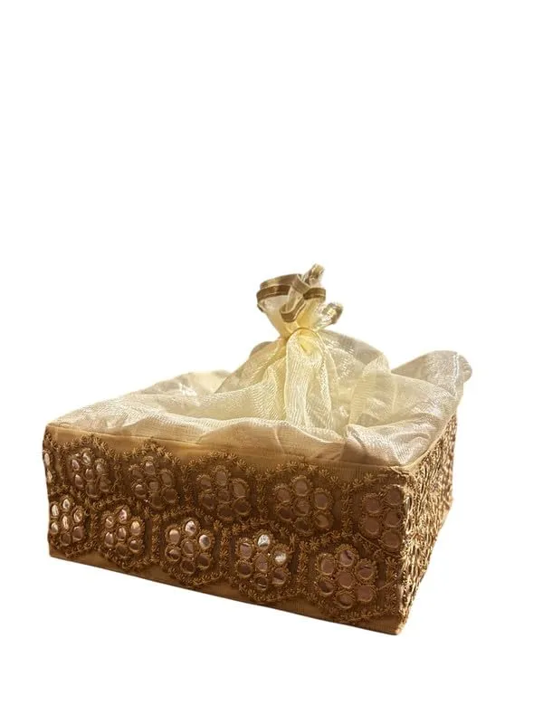 Decorated_Net_Gift_Hamper_Basket_?_Elegant_Handmade_Gift_Basket_For_All_Occasions,_Perfect_For_Weddings,_Festivals,_&_Special_Events_(Size-20X20X7.6_Cm)