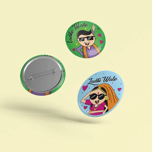 Ladke_Wale_|_Team_Groom_|_Groom'S_Squad_|_Wedding_Badges_|_58Mm_|_Round_Pin_Badges_|_(Pack_Of_20,_Design_5)