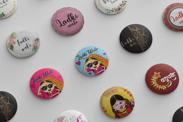 Ladke_Wale_|_Team_Groom_|_Groom'S_Squad_|_Wedding_Badges_|_58Mm_|_Round_Pin_Badges_|_(Pack_Of_20,_Design_5)