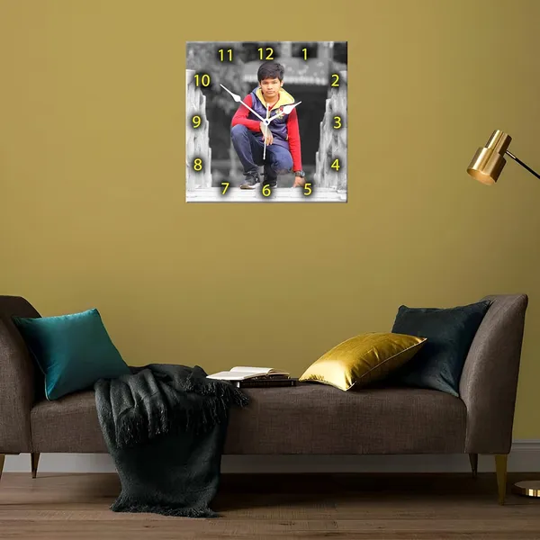 Square_Shape_Personalized/Customized_Wooden_Analog_Wall_Clock_With_Photo_For_Anniversary_Wedding_Or_Birthday_And_Custome_Clock_Photo_Frame_For_Girlfriend_Boyfriend_(Square_Shape,_23_X_23_Centimetre)_|_Customizable