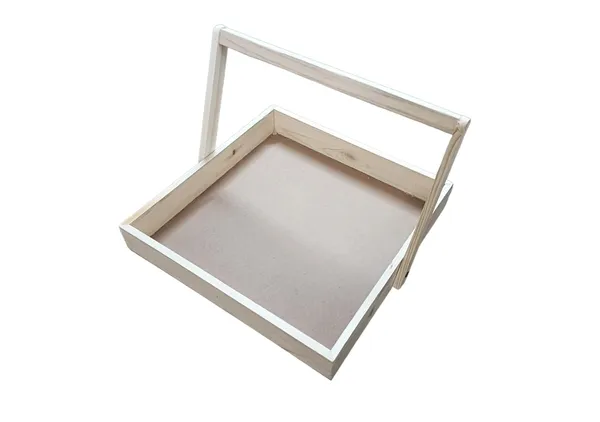 Pine_Wood_Gift_Hamper_Basket_With_Handle_Holiday_Christmas_Gifting_Tray_Pinewood_Basket_With_Mdf_Base_With_Decoration_Net_&_Decoration_Flower_(12X12X1.85")