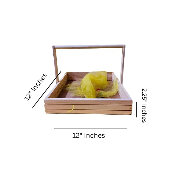 Pinewood_Gift_Packaging_Basket_With_Handle_(12X12X2.25")_30x30x6_CM