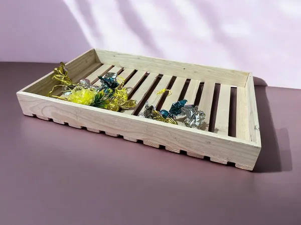 Pinewood_Big_Gift_Hamper_Tray_Basket_Gift_Box_Perfect_For_Gifting,_And_Home_D??or_Wedding/Event_Decoration_With_Net_For_Decoration_(Size-46X30.5X6_Cm)
