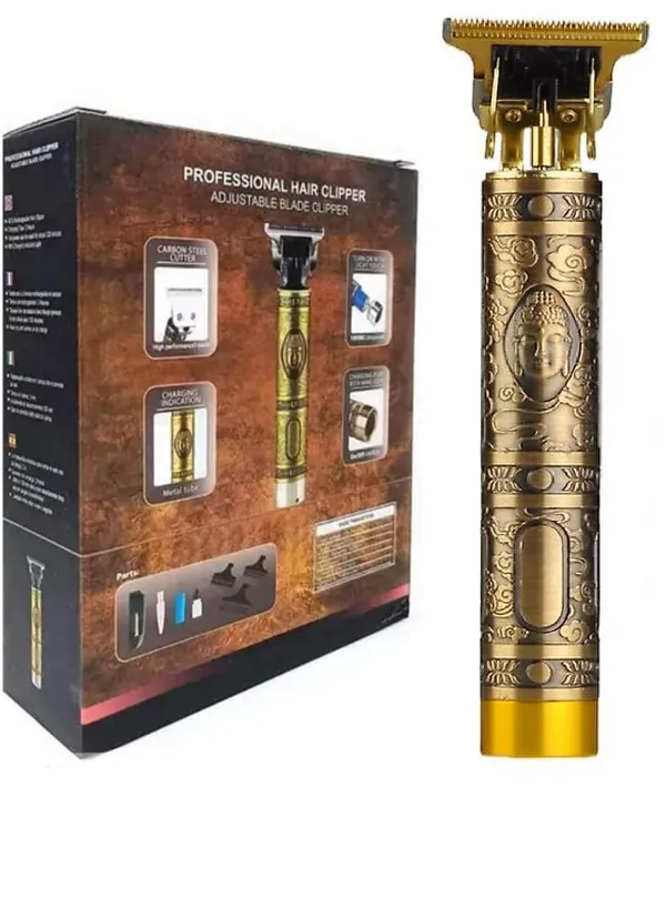 Gold_Hair_Trimmer_&_Clipper_With_Adjustable_Blade_Clipper