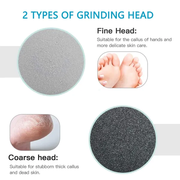 White_Rechargeable_And_Water_Resistant:_Pedi_With_Two_Speeds_Cracked_Heels_Repair_Machine