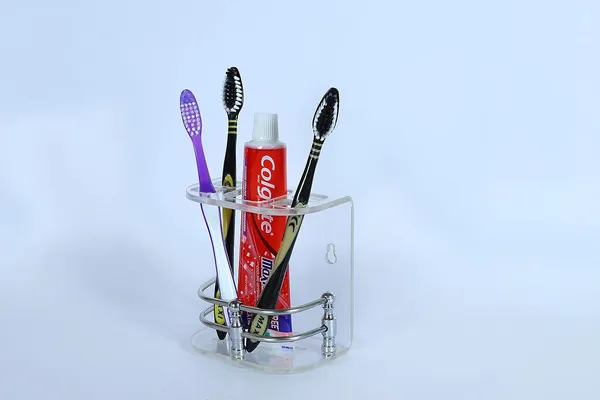 Transparent_Wall_Mounted_Self_Adhesive_Acrylic_Toothbrush/Toothpaste_Holder_(_11.5_Cm_X_10.5_Cm_X_6_Cm_)