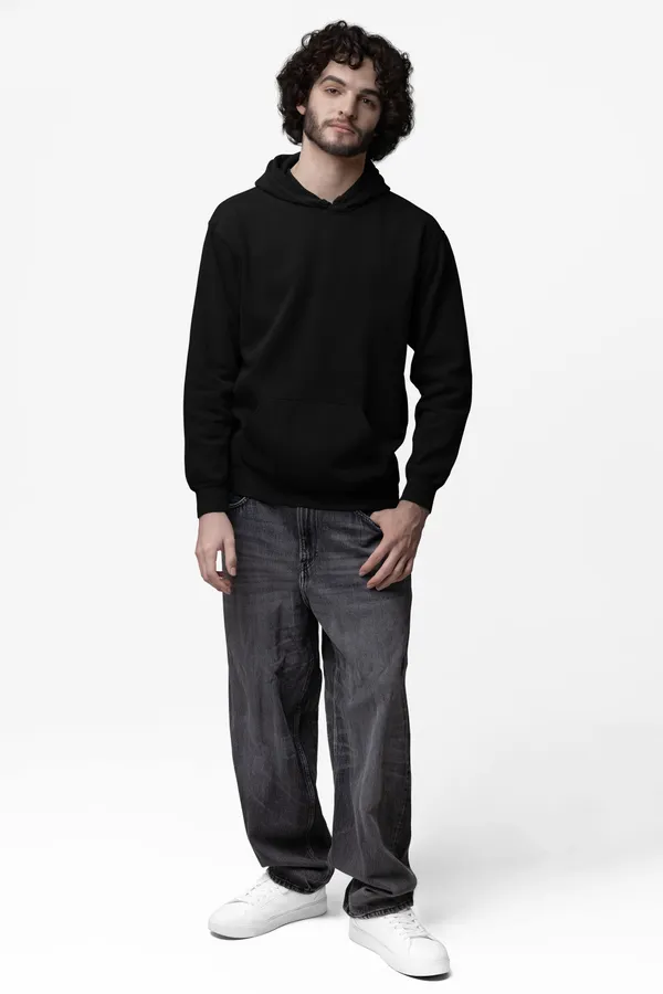 Basic-_320_GSM_Black_Winterwear_Hoodie_for_Men