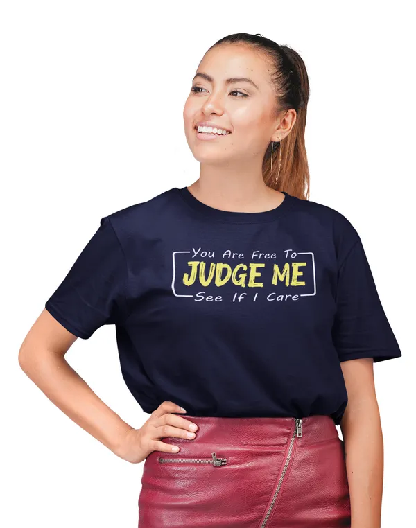 Navy_Blue_Round_Neck_Half_Sleeve_Regular_Fit_Solid_Funny_Slogan_Printed_Cotton_T-Shirt_for_Men_and_Women