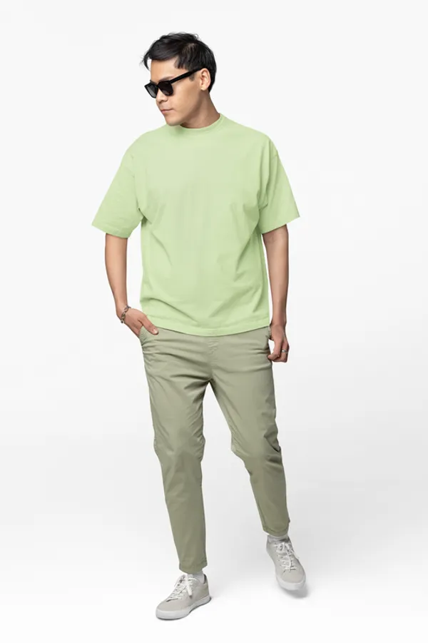 Sage_Green_Unisex_Oversized_Plain_Cotton_T-Shirt