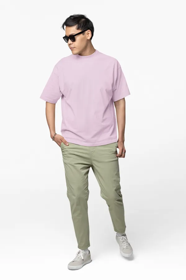 Lavender__Unisex_Oversized_Plain_Cotton_T-Shirt