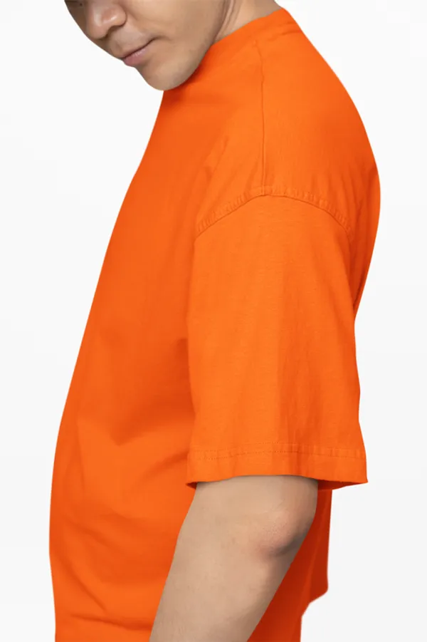 Orange_Unisex__Oversized_Plain_Cotton_T-Shirt