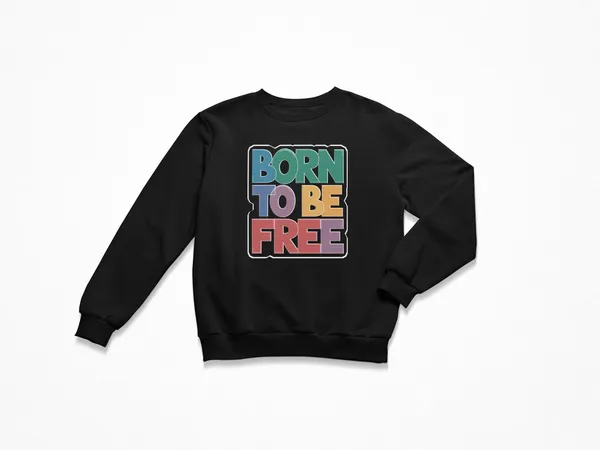 Born_To_Be_Free-_320_GSM_Black_Sweatshirt_for_Winterwear_for_Men
