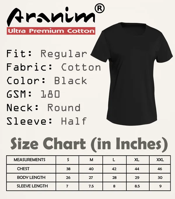 Black_Round_Neck_Half_Sleeve_Regular_Fit_Solid_Cotton_T-Shirt_for_Men_and_Women