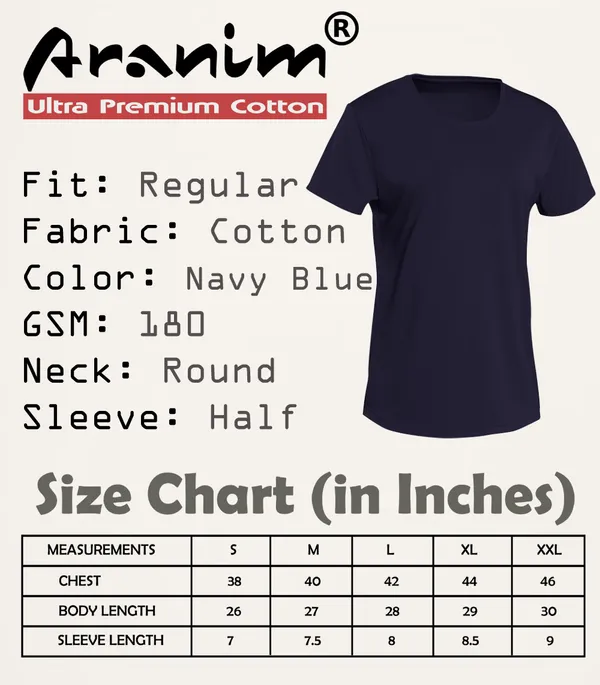Navy_Blue_Round_Neck_Half_Sleeve_Regular_Fit_Solid_Cotton_T-Shirt_for_Men_and_Women