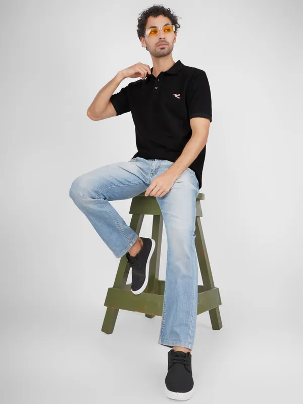 Men’s_Premium_Solid_Black_Polo_T-Shirt_|_Cotton_Blend_Half_Sleeve_Collar_T-Shirt_for_Casual_&_Smart_Wear
