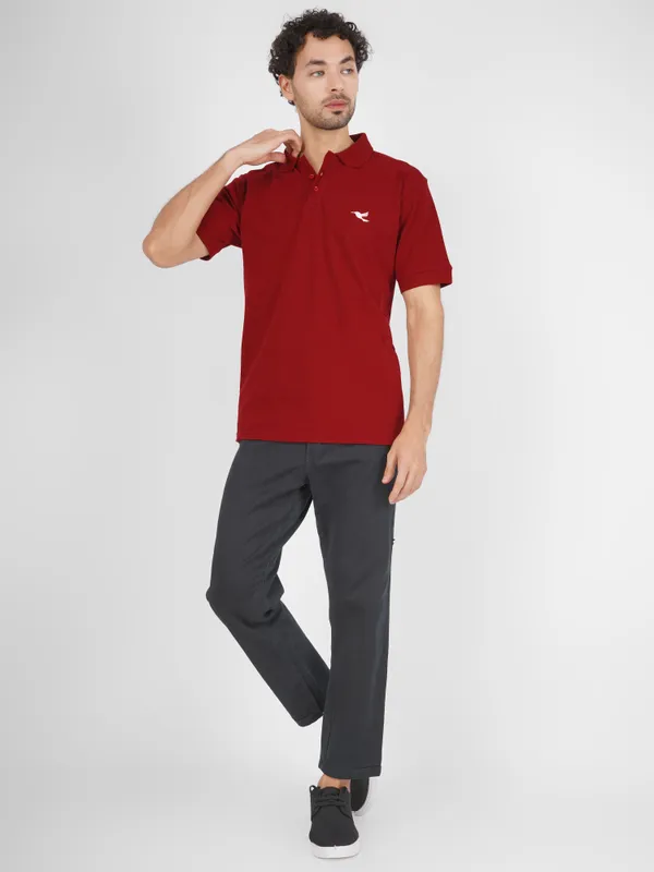 Men’s_Premium_Solid_Red_Polo_T-Shirt_|_Cotton_Blend_Half_Sleeve_Casual_Collar_T-Shirt_for_Men