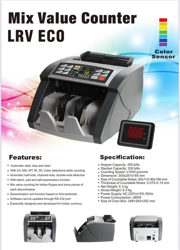 Elekart_Mixed_Value_Money_Counting_Machine